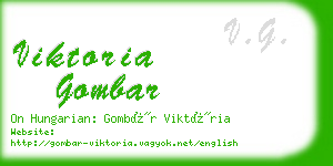 viktoria gombar business card